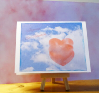 Carte de Saint-Valentin « Cœurs dans les nuages »