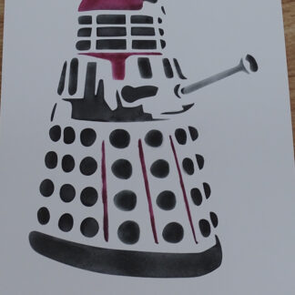 Affichette cartonnée : Dalek Dr. Who