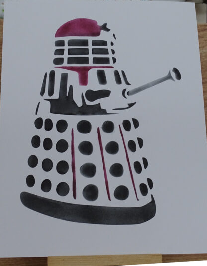 Affichette cartonnée : Dalek Dr. Who