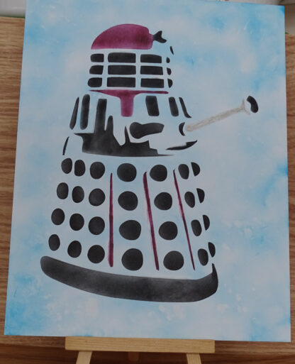 Affichette cartonnée : Dalek Dr. Who